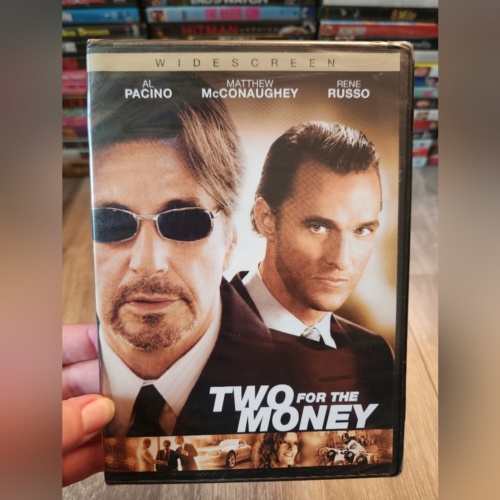🆕️🎬 3/$15 Two For the Money DVD